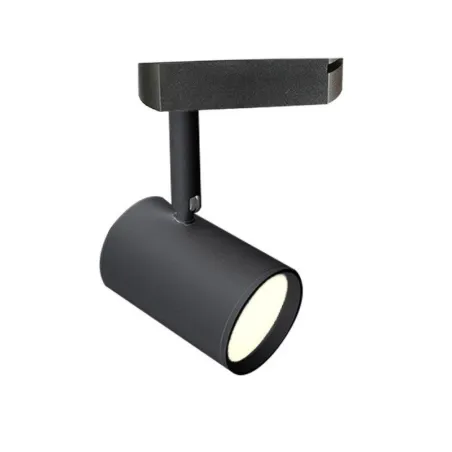 Foco de Carril Monofásico GU10 Orientable Negro | Ibérica
