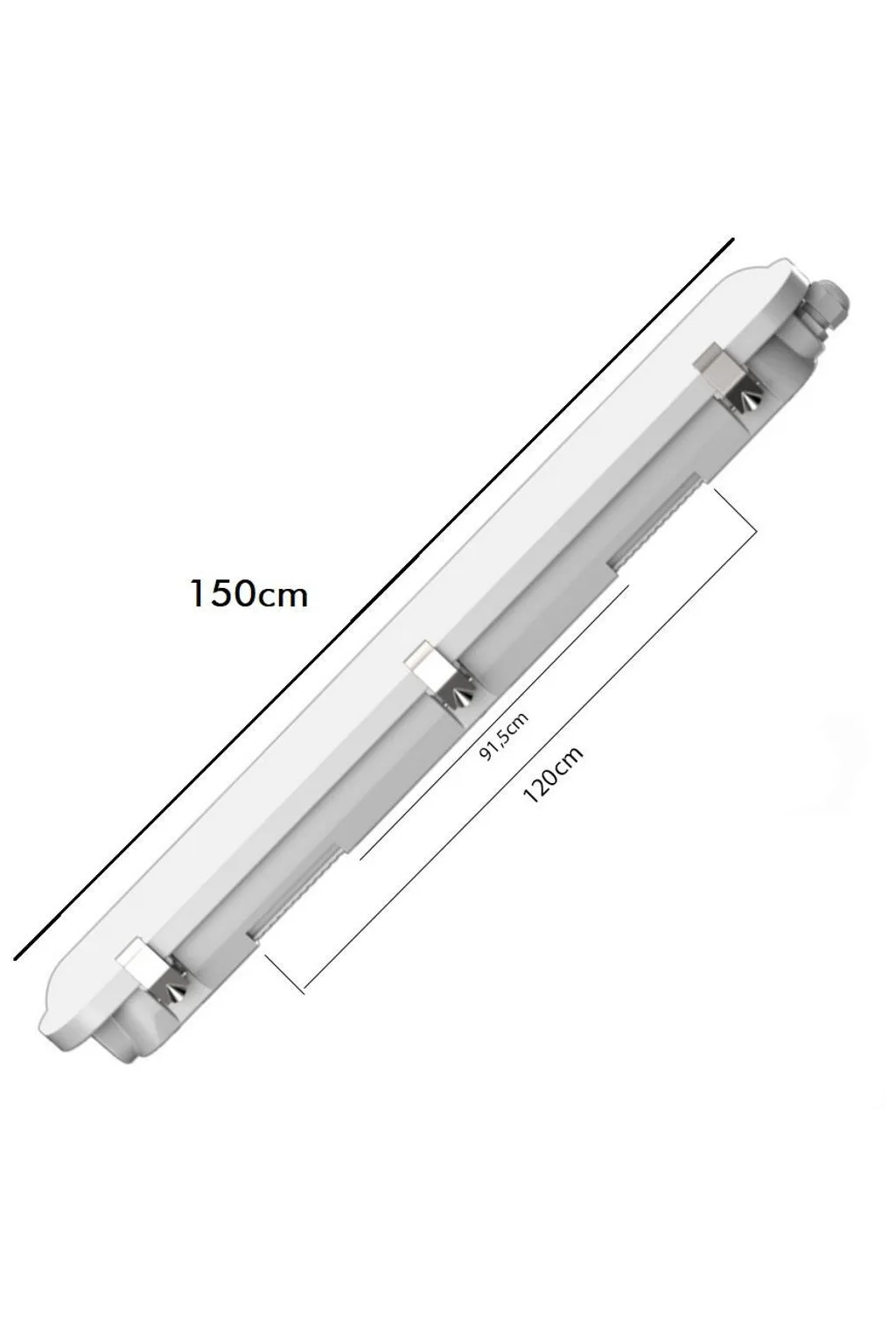 Buy 150cm 55W LED Tri-Proof Light Philips Driver COREPLUS - CCT