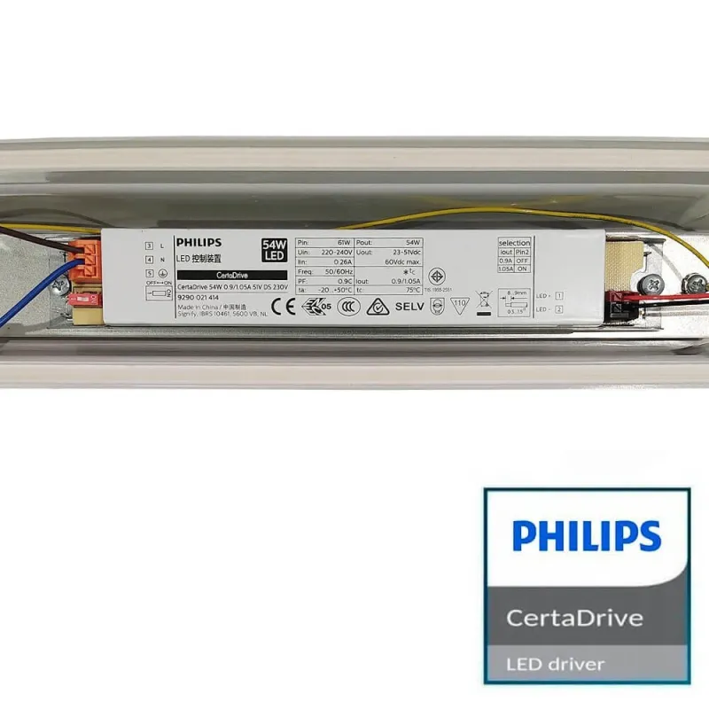 Comprar Regleta Estanca LED 150cm Philips Driver COREPLUS 55W - CCT
