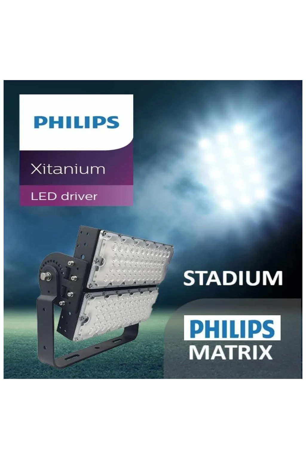 Acheter Projecteurs LED Stade 1000W Philips Driver - Projecteur MATRIX 20º