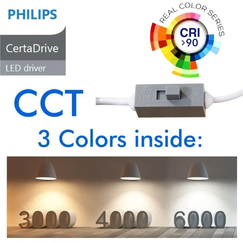 Comprar Downlight LED 44W Circular - Philips CertaDrive - CCT - UGR17- CRI+90