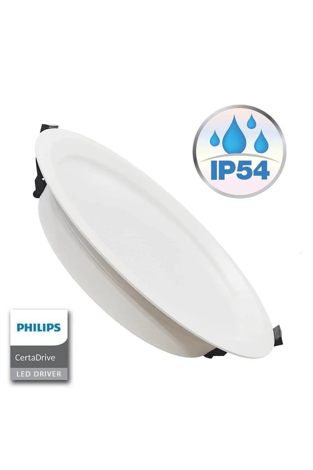 Buy 44W LED Downlight Round - Philips CertaDrive - CCT - UGR19- CRI+90