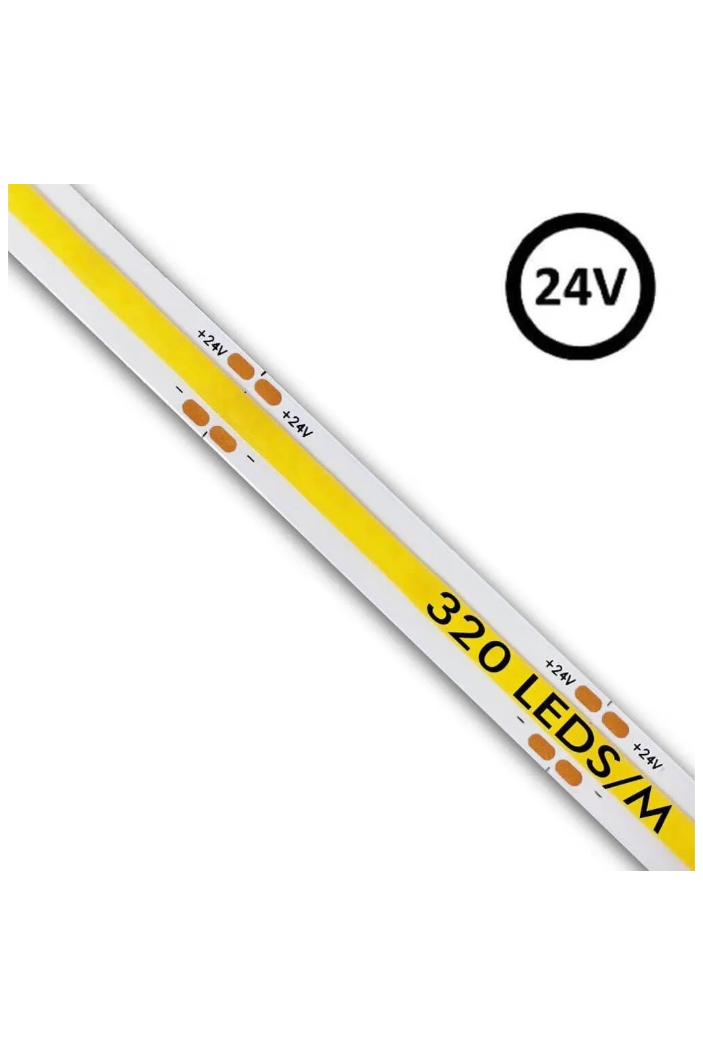 ▷ Comprar Tiras LED COB 24V 5m Luz Blanca【Mejores Ofertas 2021】