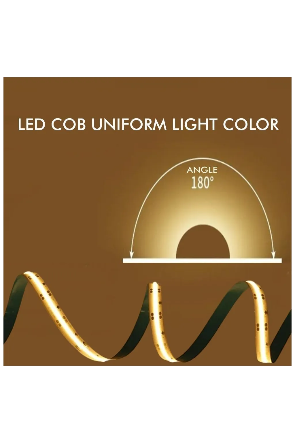 ▷ Comprar Fitas LED COB 24V 5m 12W/m - Flexível - IP20 Indoor