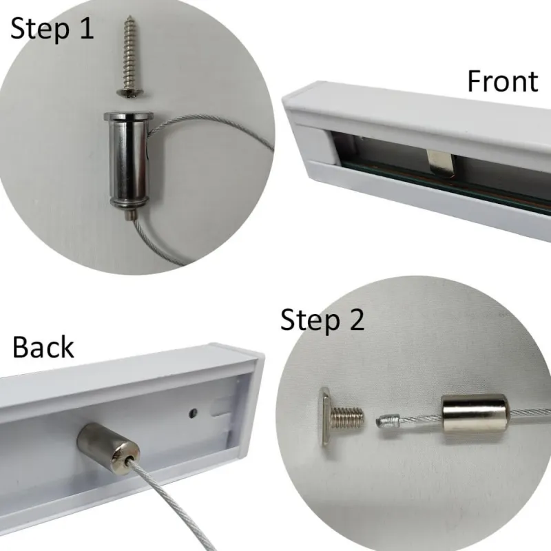 Comprar Kit de Suspensão para Luzes de Calha Monofásica - 1 metro