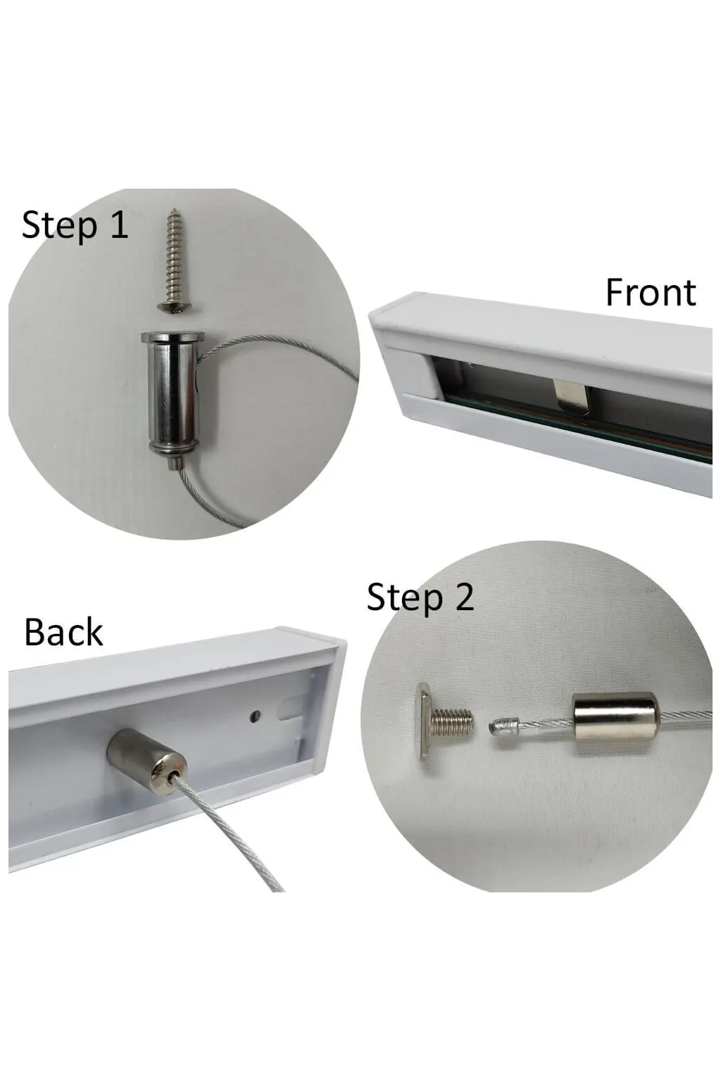 Kit di Sospensione per Binario di Sospensione - 1 metro