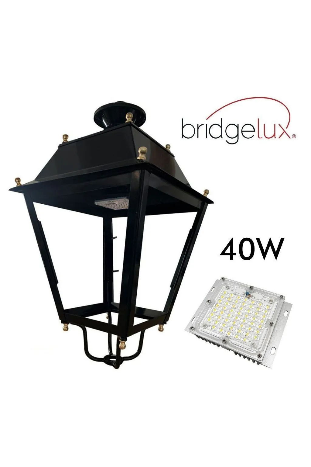 ▷ Acheter Réverbère Led L'éclairage Public Classique Aluminium VILLA Acier