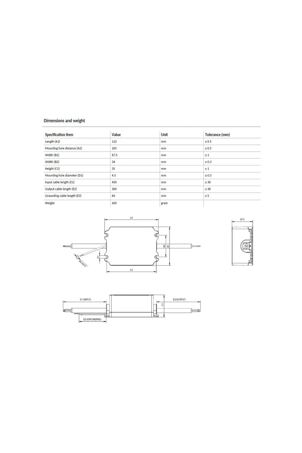 ▷ Apparecchio LED Nero Philips VILLA ELITE 65W Bridgelux - Dimmerabile