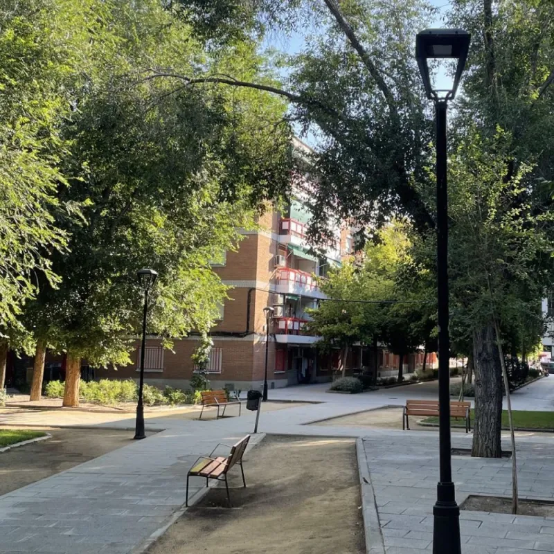 ▷Farol Rua Exterior Preto Philips VILLA ELITE 65W Bridgelux - Regulável