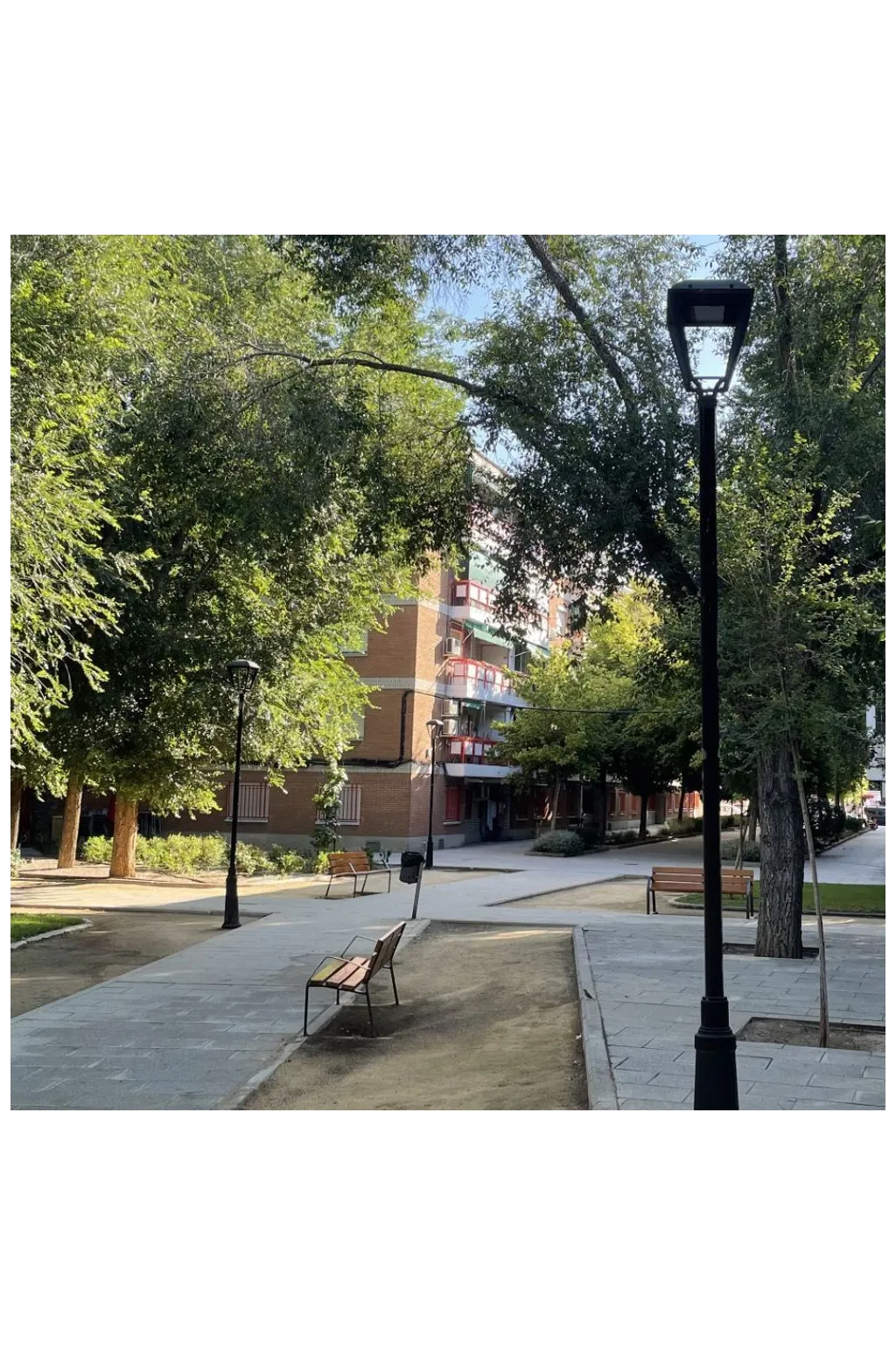 ▷Réverbère Extérieur Noir Philips VILLA ELITE 65W Bridgelux - Dimmable