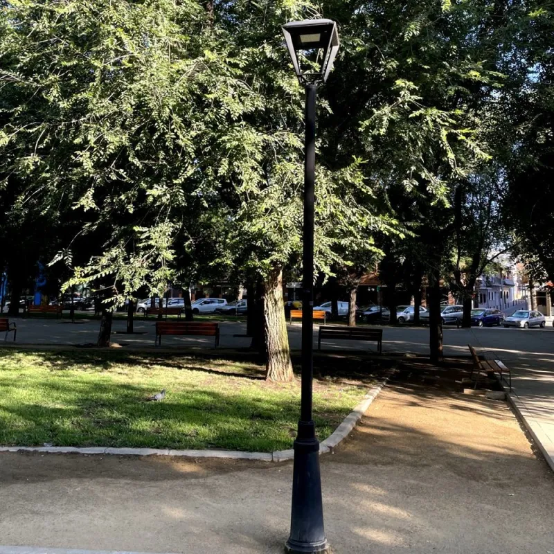 ▷Farol Rua Exterior Preto Philips VILLA ELITE 65W Bridgelux - Regulável