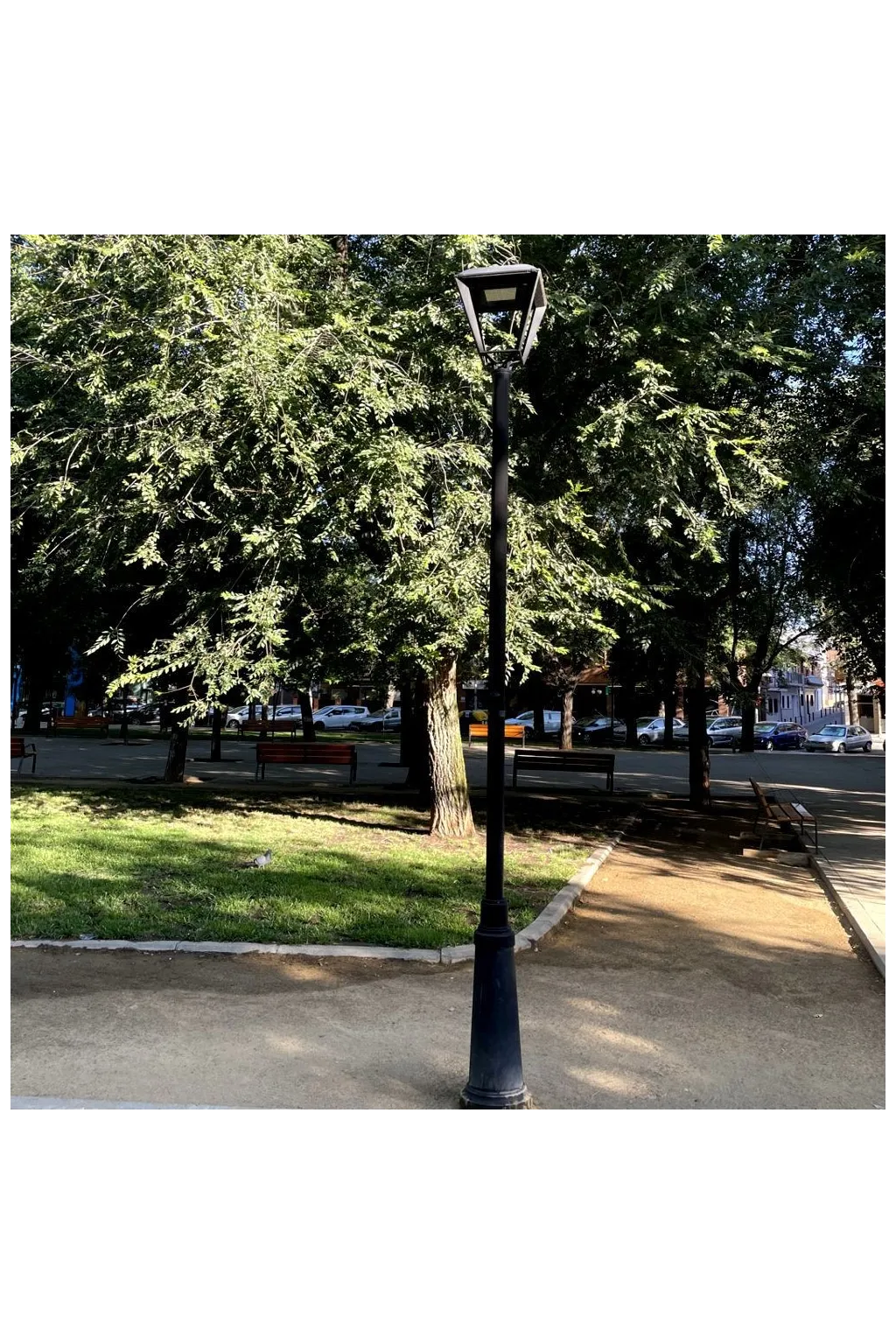 ▷Réverbère Extérieur Noir Philips VILLA ELITE 65W Bridgelux - Dimmable