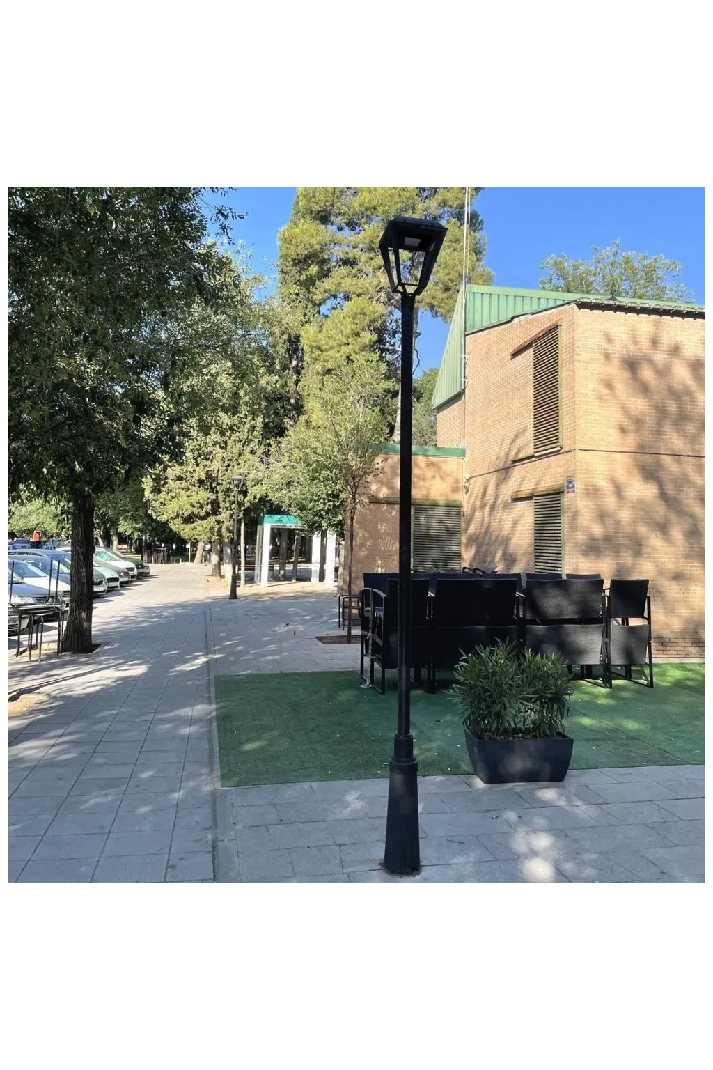 ▷Farol Rua Exterior Preto Philips VILLA ELITE 65W Bridgelux - Regulável