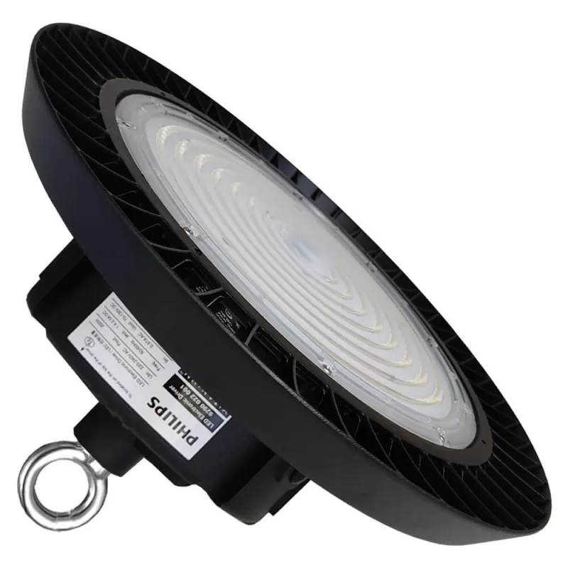 ▷ High Bay LED UFO 200W NEW ITALY | Driver PHILIPS | Dimmable 1-10V