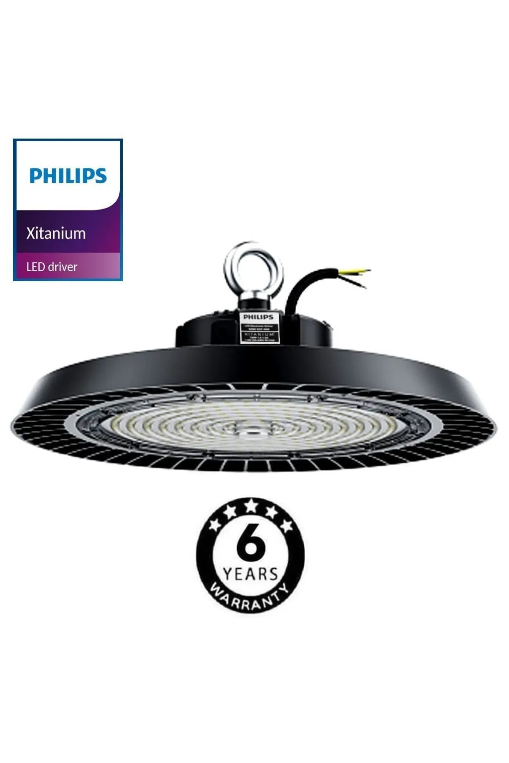 ▷ Campana LED UFO 200W NEW ITALY | Driver PHILIPS | Regulable 1-10V