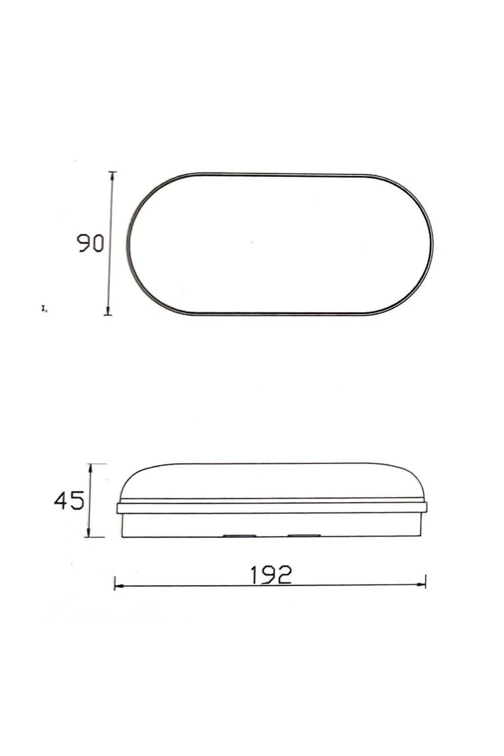 ▷ 12W 1200Lm PURELIGHT Indoor and Outdoor White Wall Light IP65