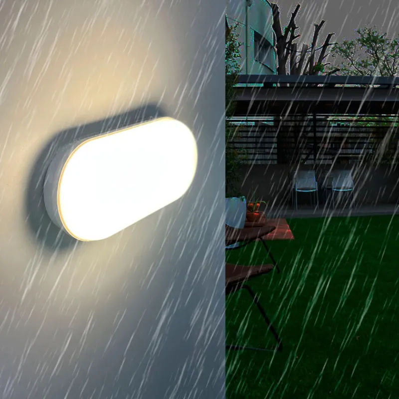 ▷ 12W 1200Lm PURELIGHT Luz de Parede Branca para interior e exterior IP65