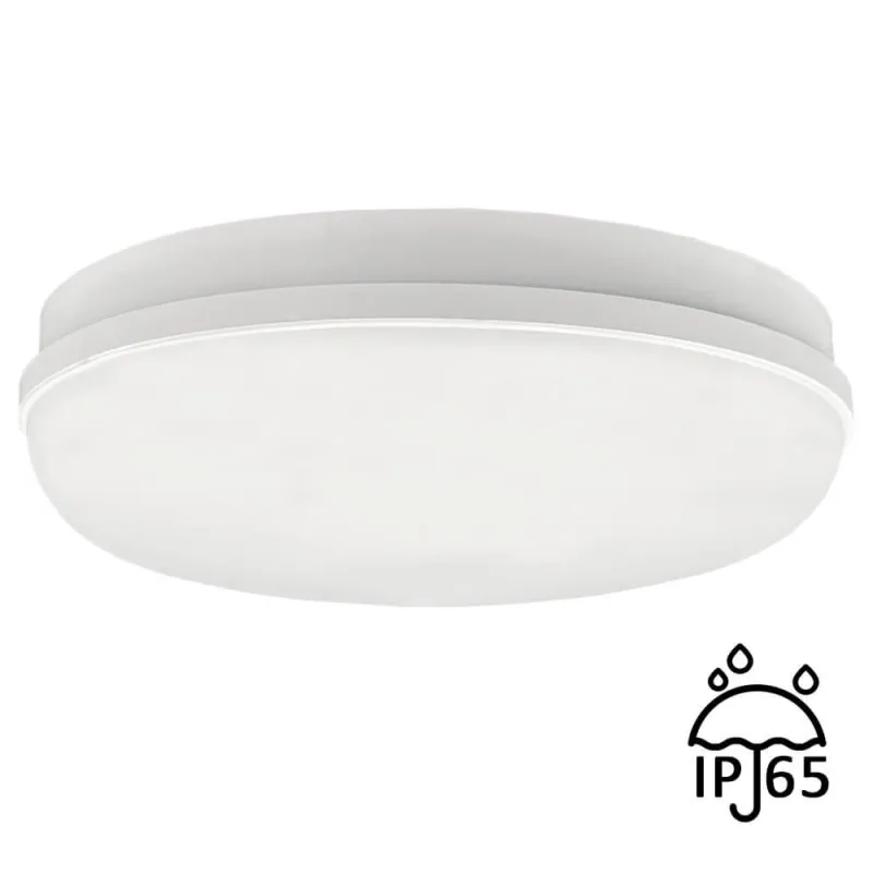 ▷ 12W PURELIGHT Indoor and Outdoor 12W White Circular Ceiling Light IP65