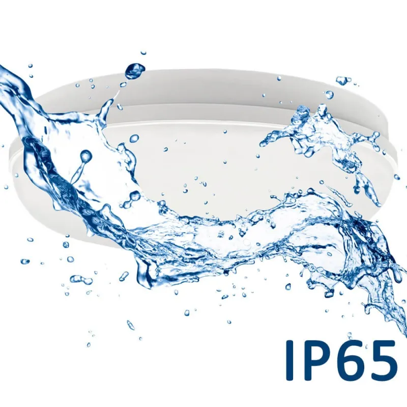 ▷ 12W PURELIGHT Indoor and Outdoor 12W White Circular Ceiling Light IP65