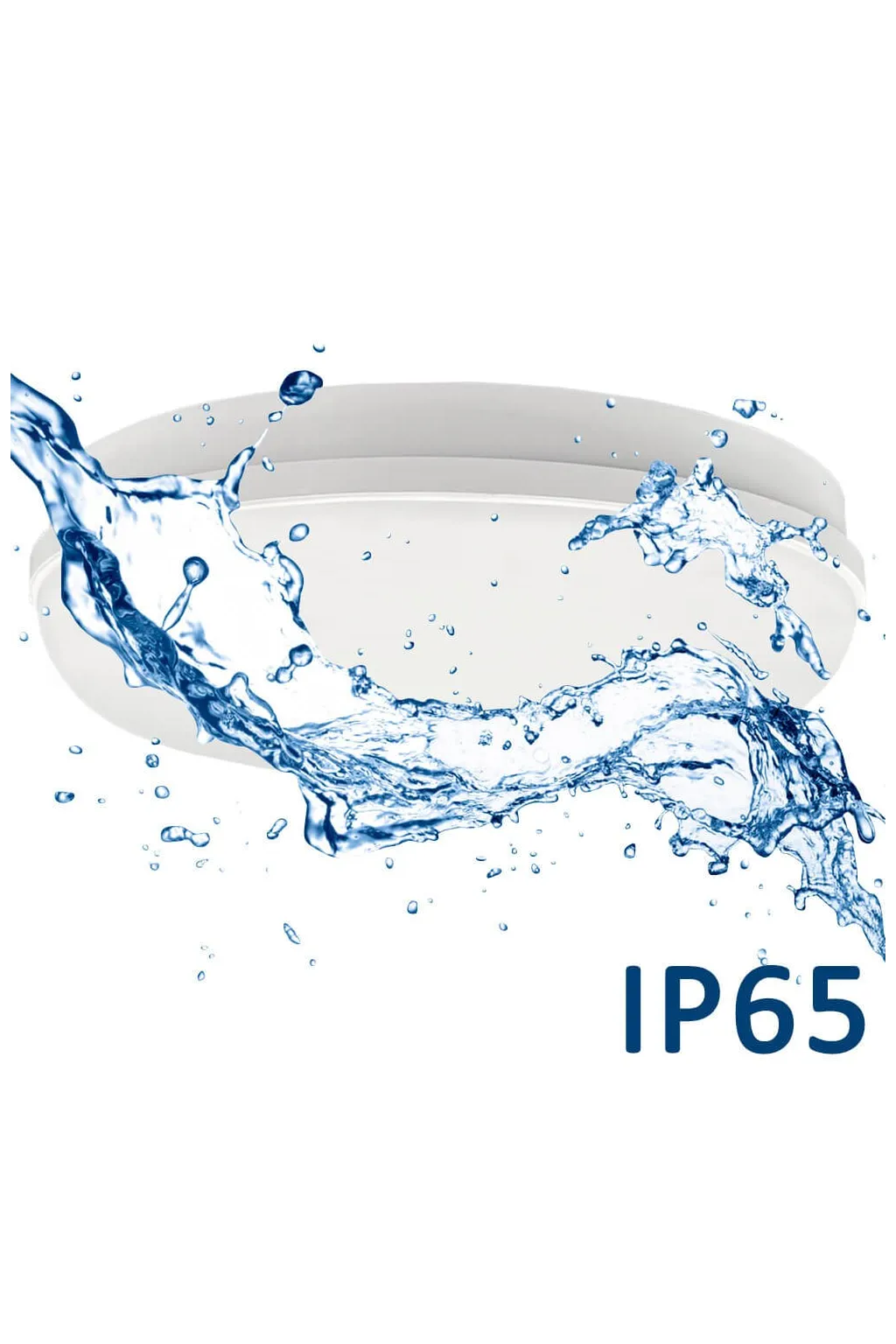 ▷ 12W PURELIGHT Indoor and Outdoor 12W White Circular Ceiling Light IP65