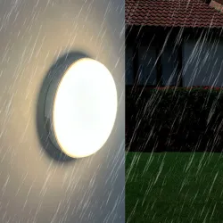 ▷ 12W PURELIGHT Indoor and Outdoor 12W White Circular Ceiling Light IP65