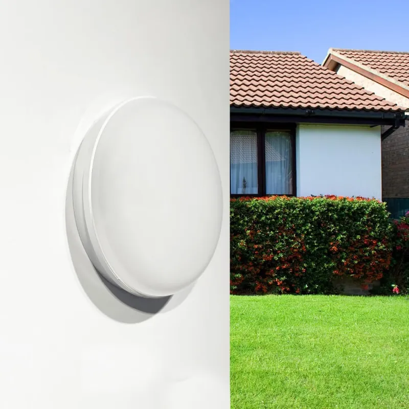 ▷ 12W PURELIGHT Indoor and Outdoor 12W White Circular Ceiling Light IP65