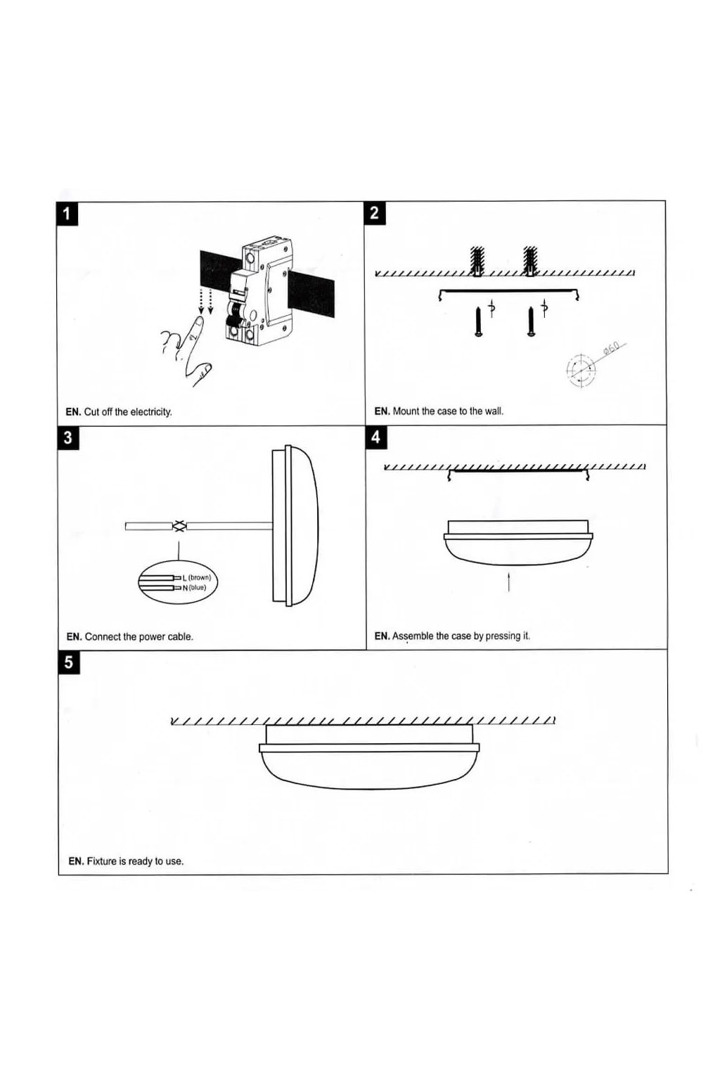 ▷ 12W PURELIGHT Indoor and Outdoor 12W White Circular Ceiling Light IP65