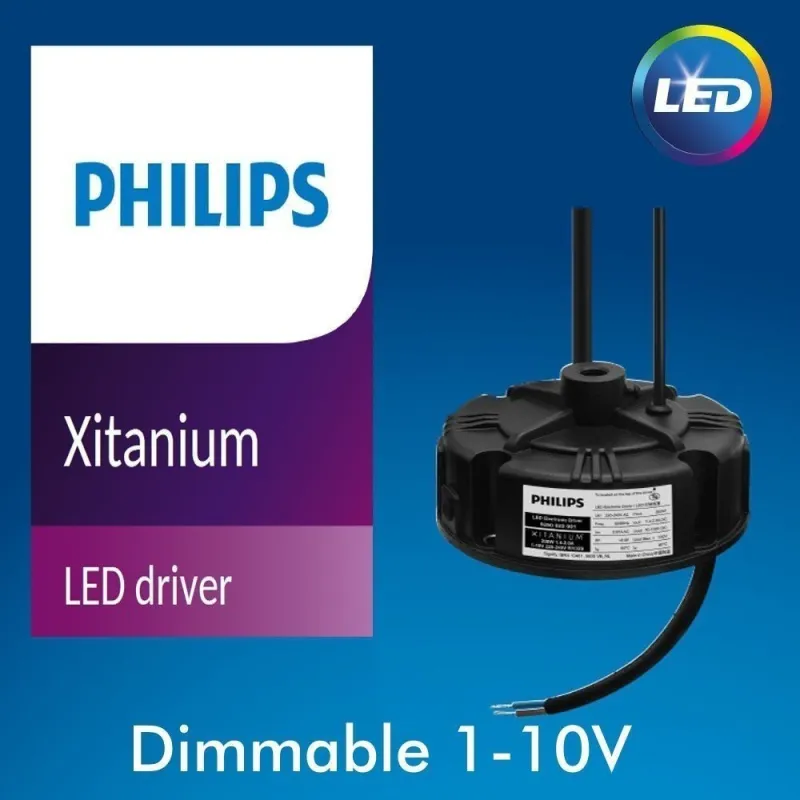 ▷ High Bay LED UFO 150W NEW ITALY | Driver PHILIPS | Dimmable 1-10V
