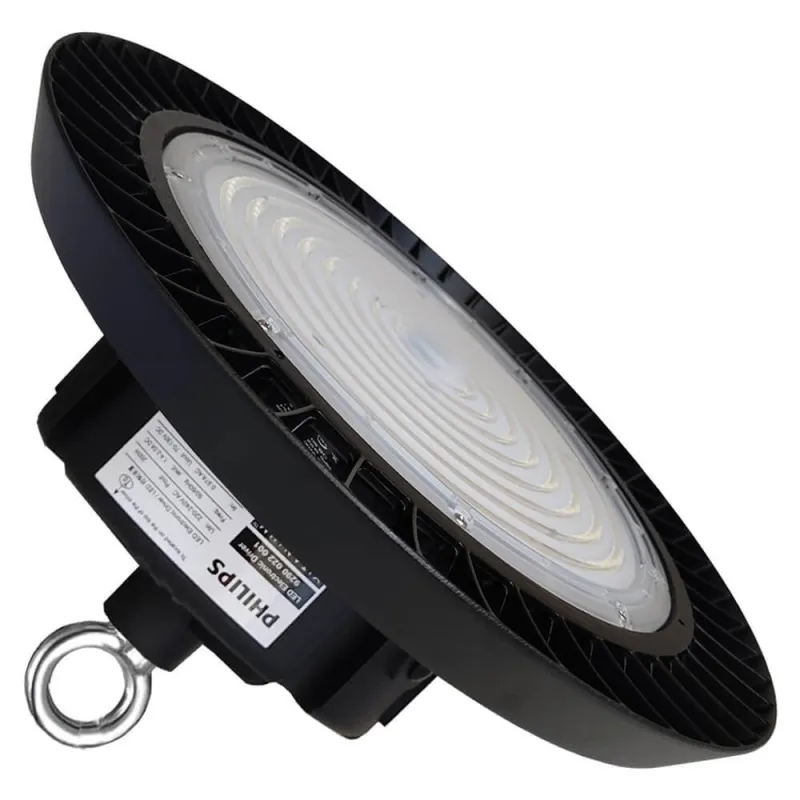 ▷ High Bay LED UFO 150W NEW ITALY | Driver PHILIPS | Dimmable 1-10V