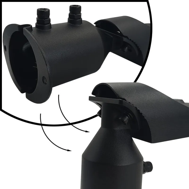 ▷ Farola Led 100W Negra AREA FLEX Orientable OSRAM Chip - Exterior IP65