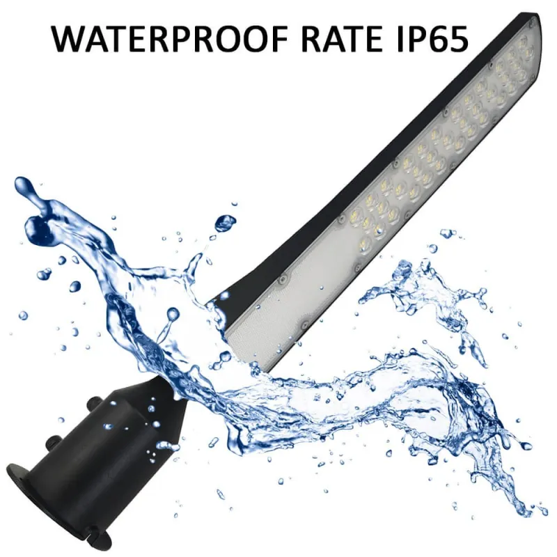 ▷ 100W Black LED Streetlight AREA FLEX Orientable OSRAM Chip - Outdoor IP65