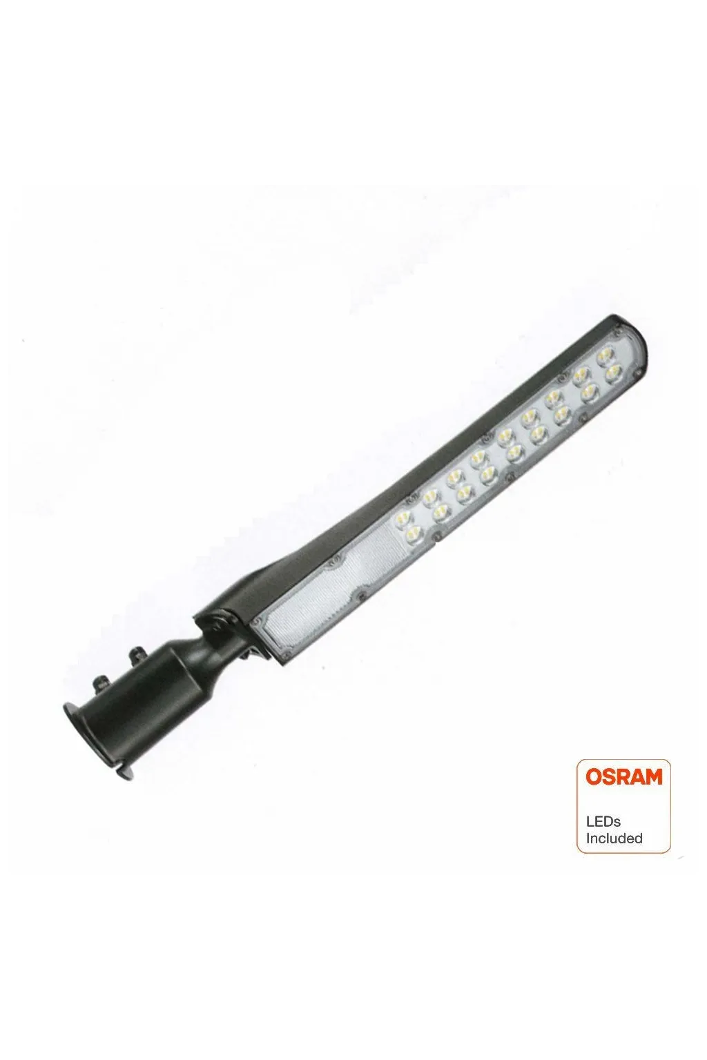 ▷ Lampione a LED nero AREA FLEX orientabile OSRAM Chip da 100W - Outdoor IP65