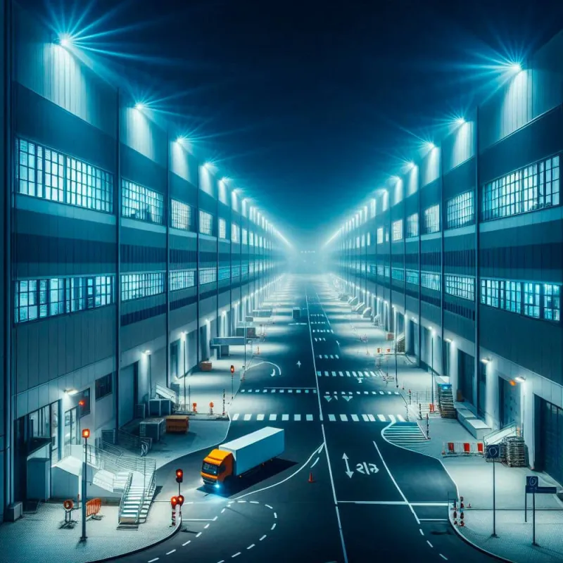 ▷ AREA FLEX 50W LED Preto Orientável OSRAM Chip - Exterior IP65