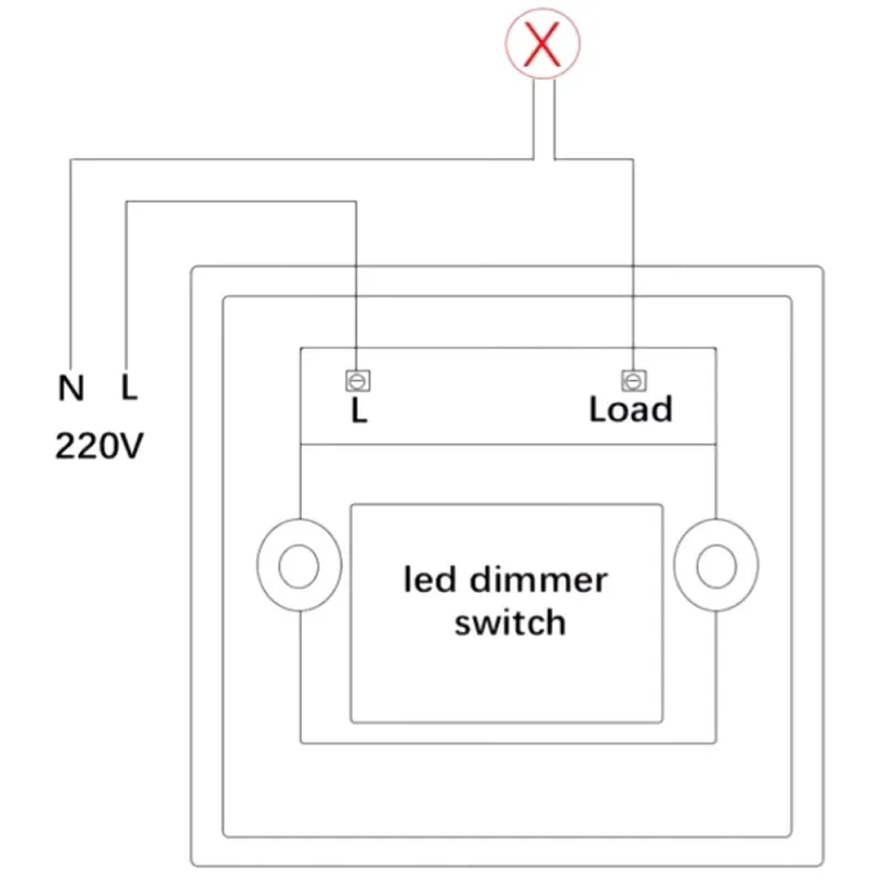 ▷ Comprar Regulador Led Triac hasta 1000w Dimmer AC 220V IP20