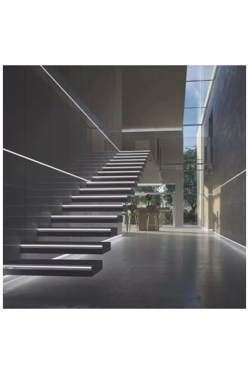 Buy Profile 2 meters Aluminum -Wings- To embed