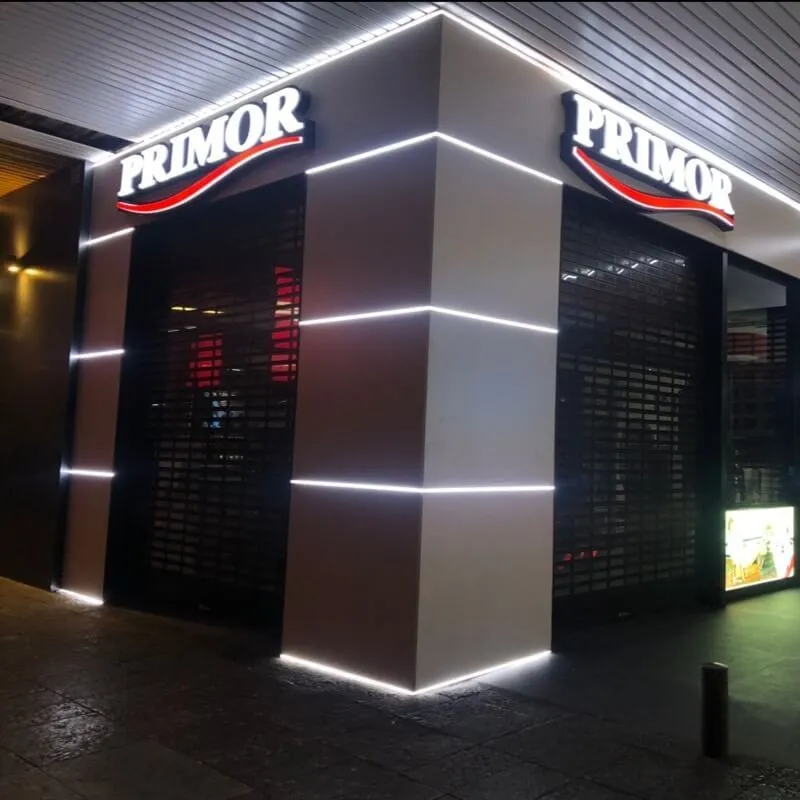 Profilo Alluminio - 2 metri -Ale- Da incassare