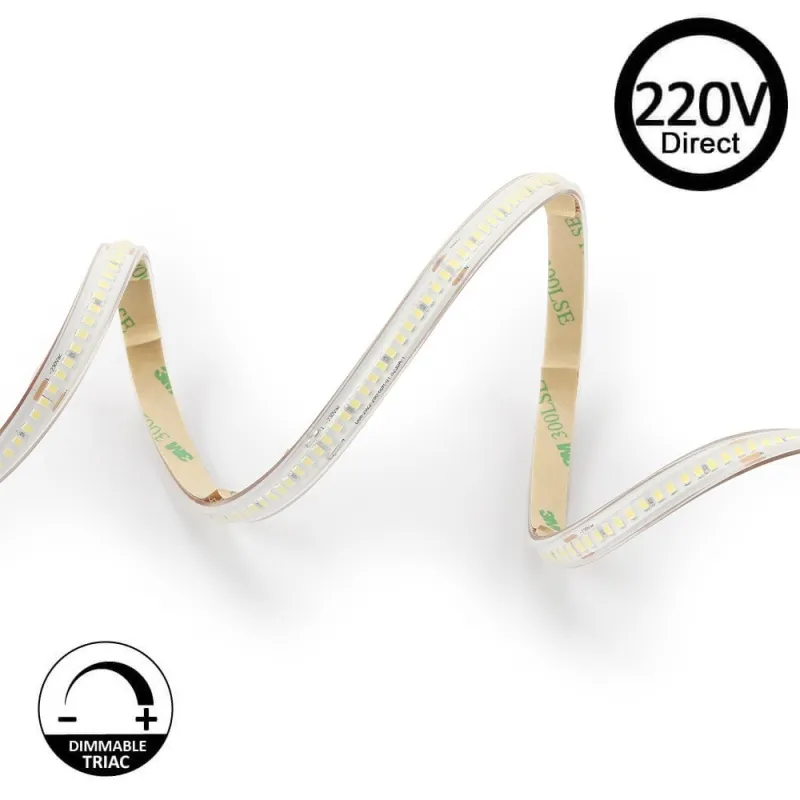 Striscia LED 220V | 120xLED/m | 20m | SMD2835 | 1450Lm/M | 14W/M | ...