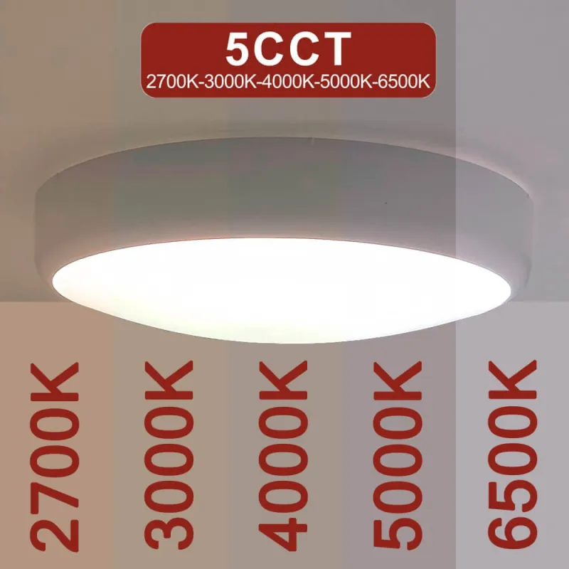▷ Radar Sensor Circular Ceiling Light 20W 28cm | Selectable Light 5CCT