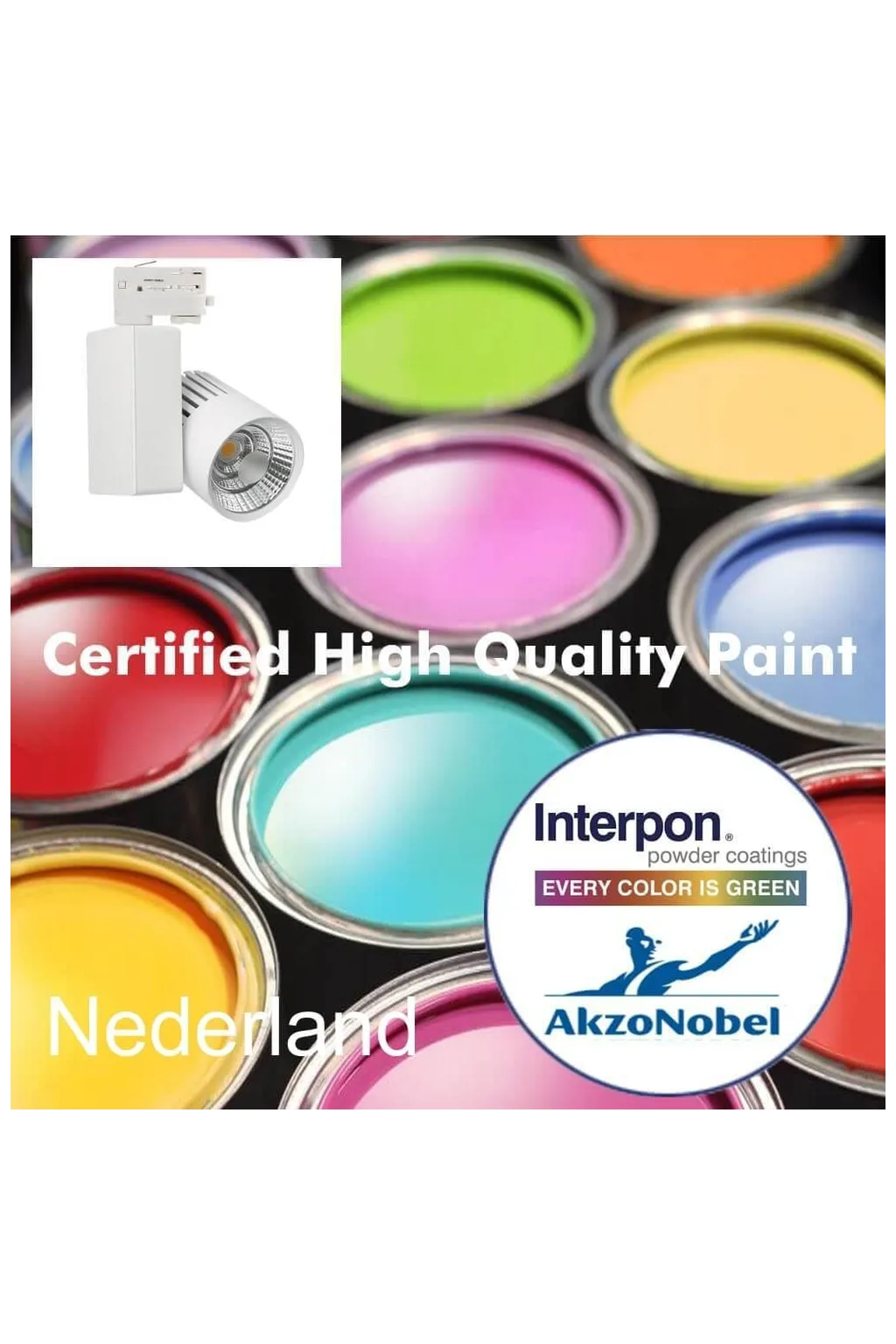 ▷ Faretto Binario Monofase GRAZ 40W CRI+98 | Chip Bridgelux | 3CCT