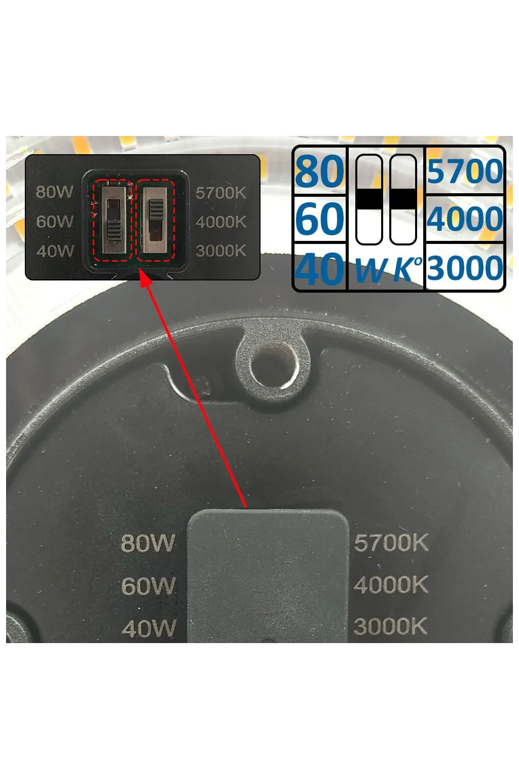 ▷ PARK CITY Professional Circular 80W 3CCT LED Street Light | 360º Light