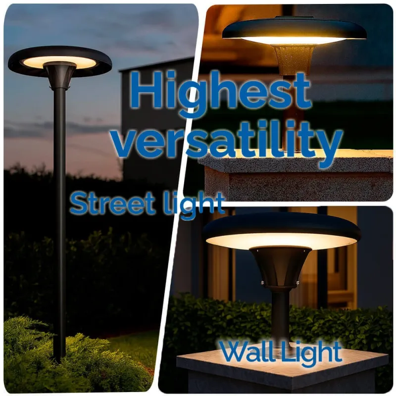 ▷ PARK CITY Professional Circular 80W 3CCT LED Street Light | 360º Light