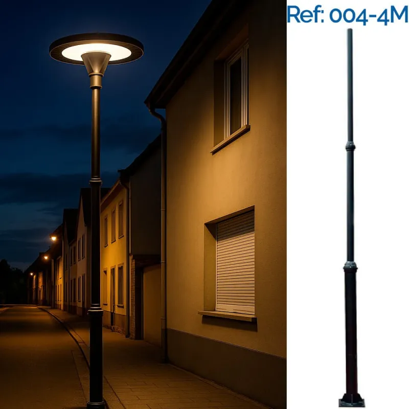 ▷ PARK CITY Professional Circular 80W 3CCT LED Street Light | 360º Light