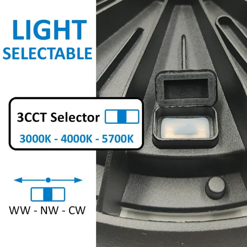 ▷ UFO TITAN 100W NEW TITAN 3CCT LED High Bay | Industrial Lighting