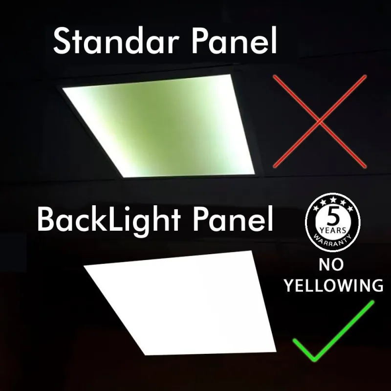 ▷ Pack 10 Painéis LED 60x60 40W para Tetos removíveis | Driver Philips