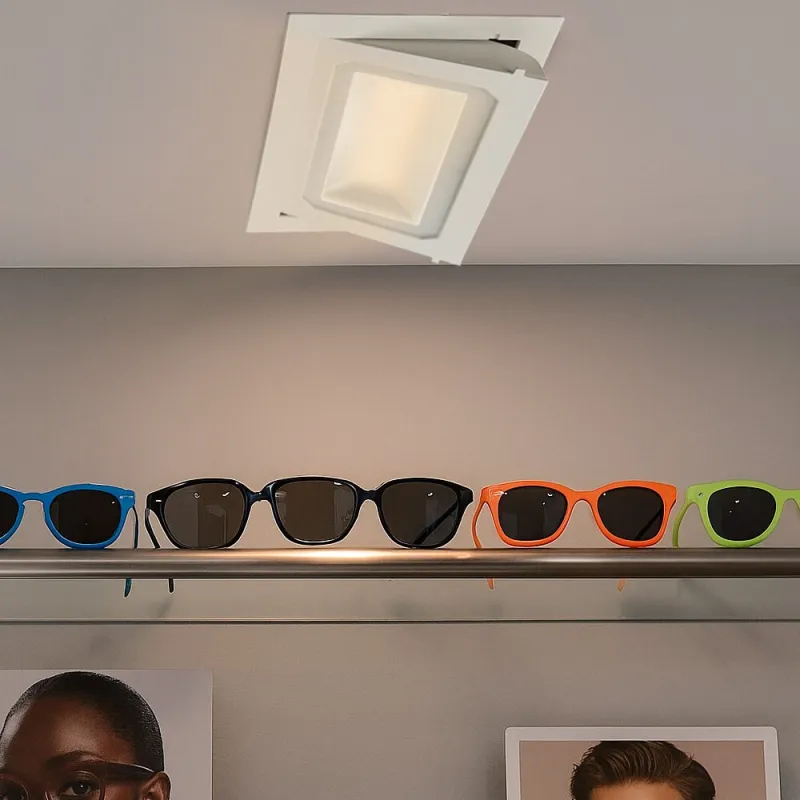 ▷ OSRAM 40W Rectangular Adjustable LED Downlight | Selectable 3CCT Light