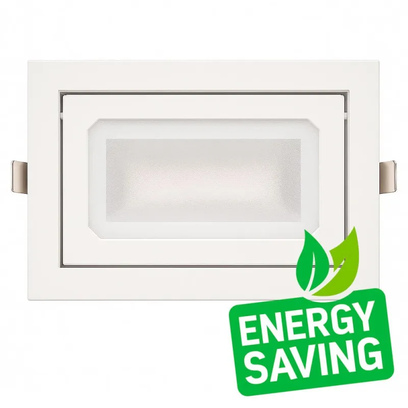 ▷ OSRAM 40W Rectangular Adjustable LED Downlight | Selectable 3CCT Light