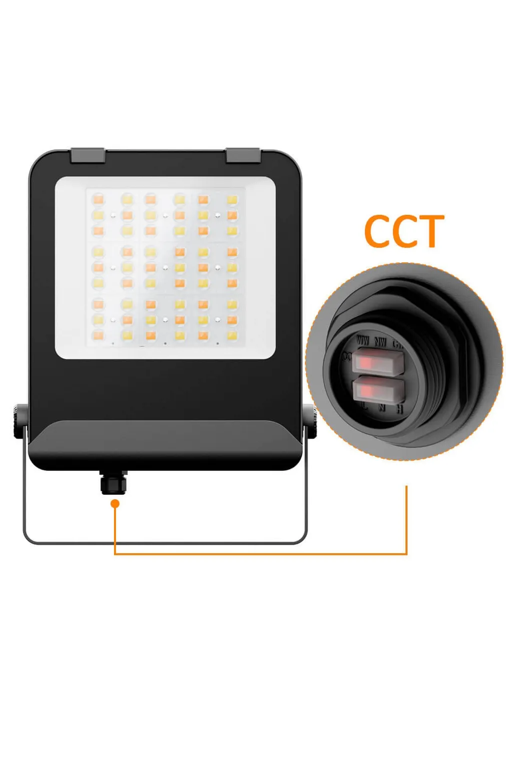 ▷ Faretto LED MAXLITE 100W | Potenza Regolabile & 3CCT | IP65