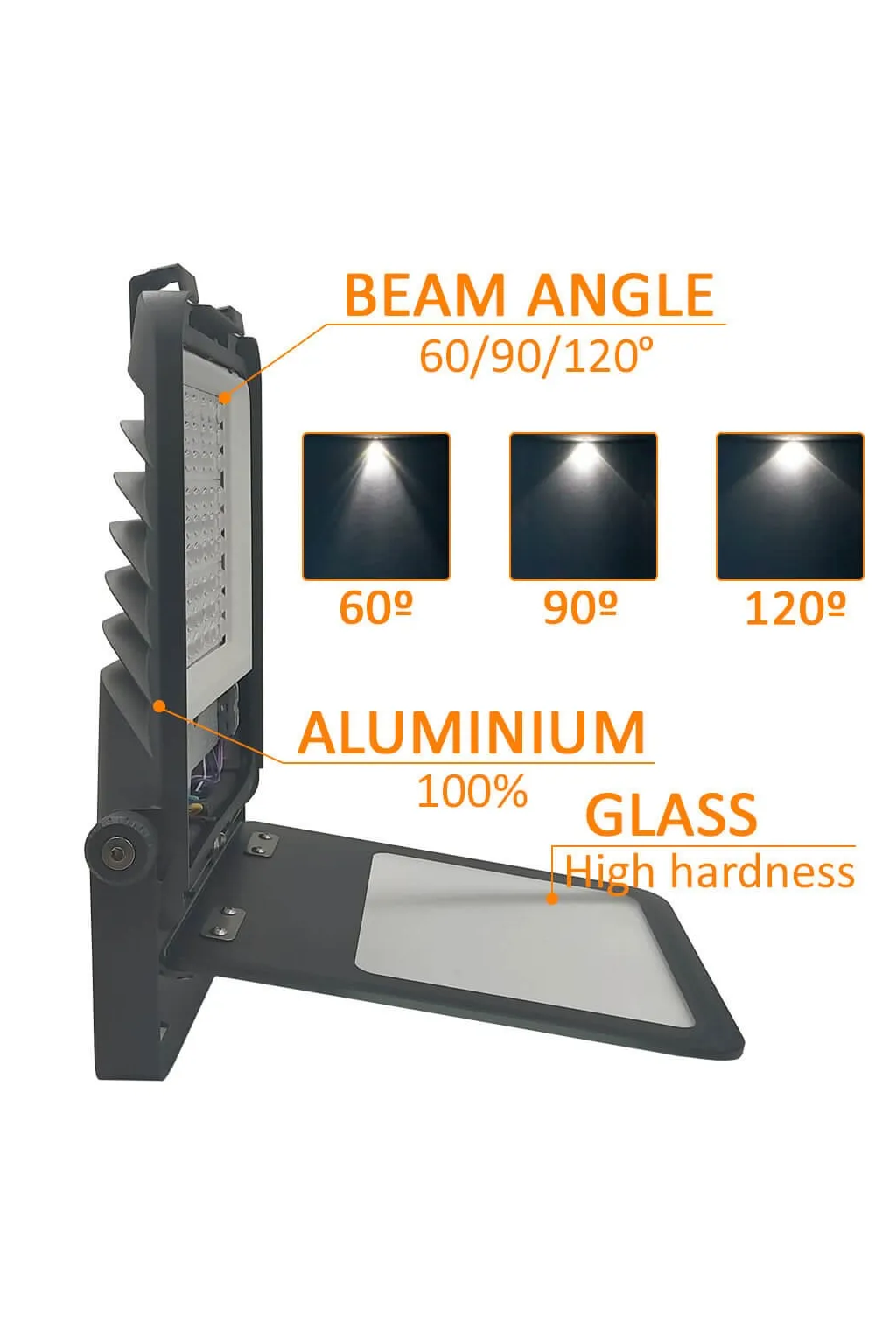 ▷ MAXLITE LED Floodlight 100W | Adjustable Power & 3CCT | IP65