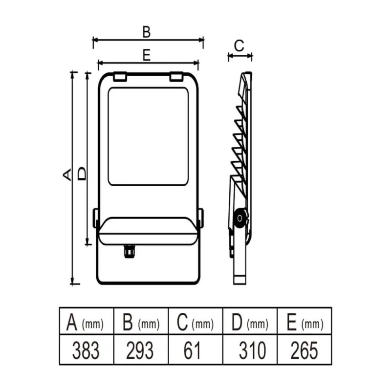 ▷ Projecteur LED MAXLITE 100W | Puissance Réglable & 3CCT | IP65