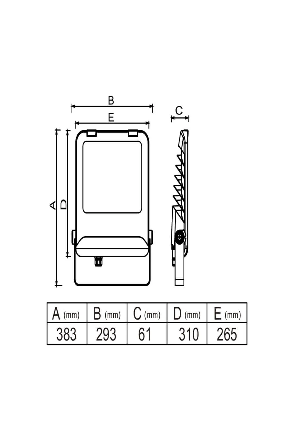▷ Faretto LED MAXLITE 100W | Potenza Regolabile & 3CCT | IP65